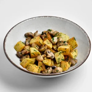 Սնկով և կարտոֆիլով տապակա