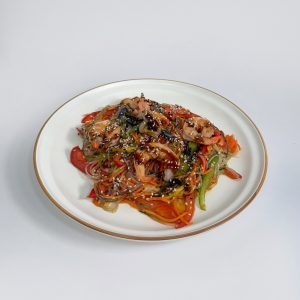 Фунчоза с креветками